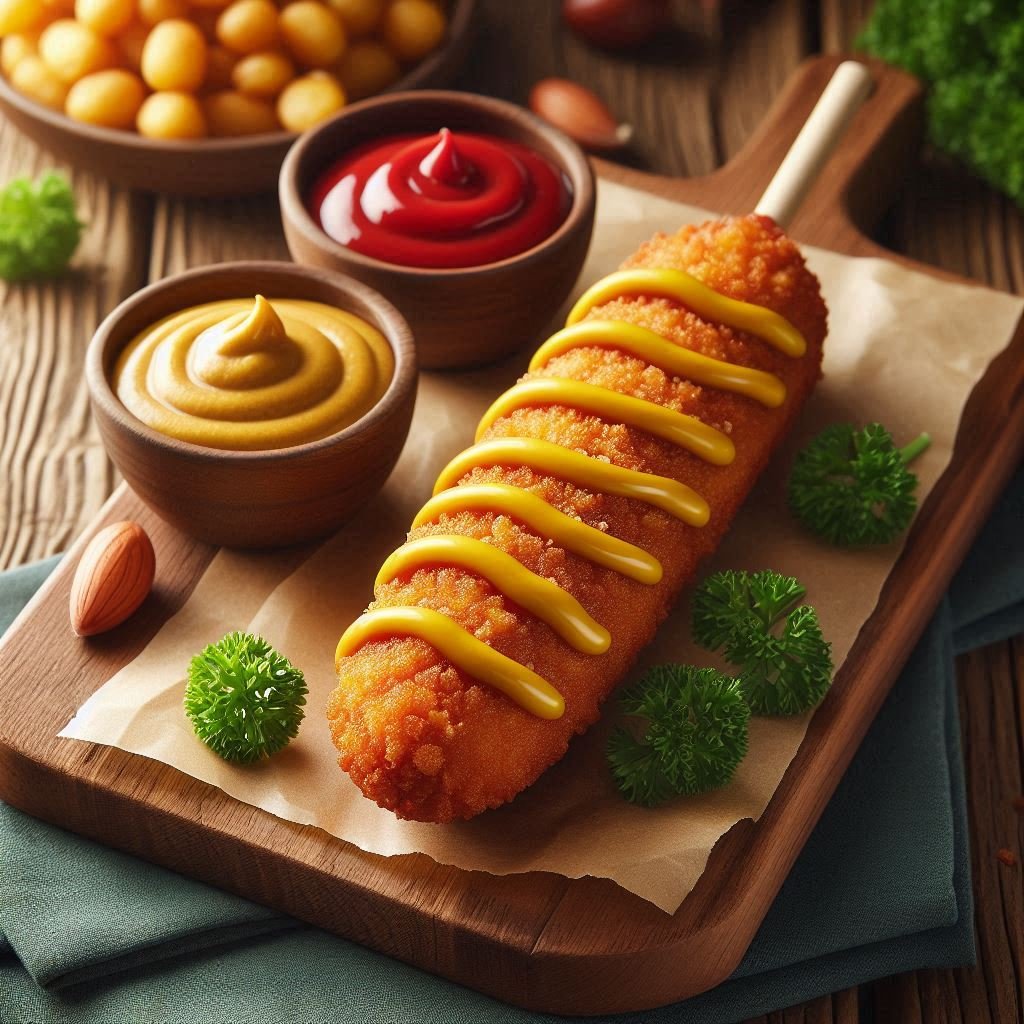 كورن دوغ لحم